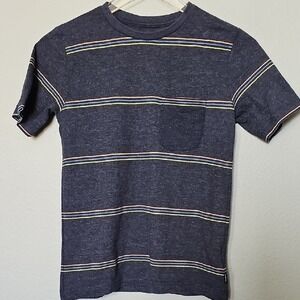 O'Neil Cotton Blend Crew Neck Short Sleeve Boy's Stripe Tee Medium Standard Fit